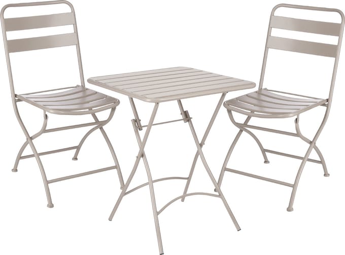 Mica Decorations Evita Bistroset - Set van 3 - Metaal - Bruin