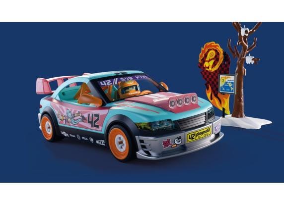 Playmobil – 72062 – raceauto speelset – 68-delig – sportactie