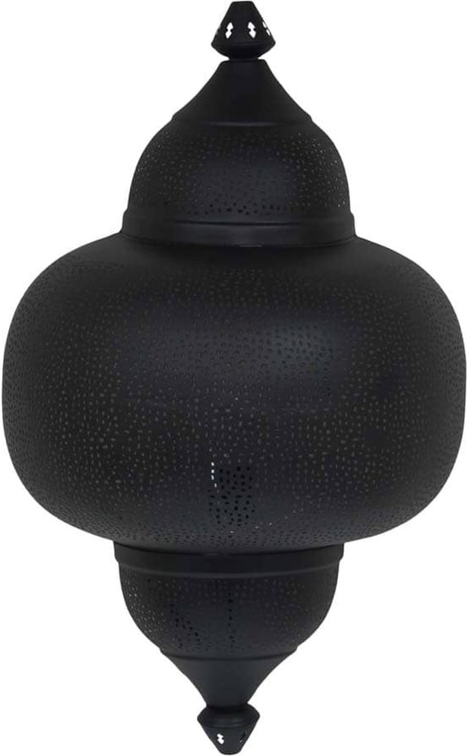 Safaary - Arabische Wandlamp Samia Zwart Goud 42 x 22 x 66cm