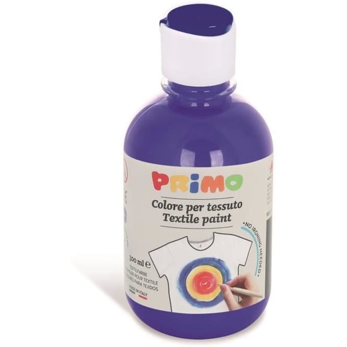 Creativ Company textielverf donkerblauw 300ml - kinderverf textiel.