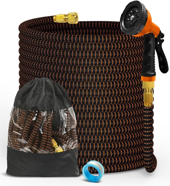 MRKK® Flexibele Tuinslang - Uitrekbare Tuinsproeier - Meerdere Functies - 30 m