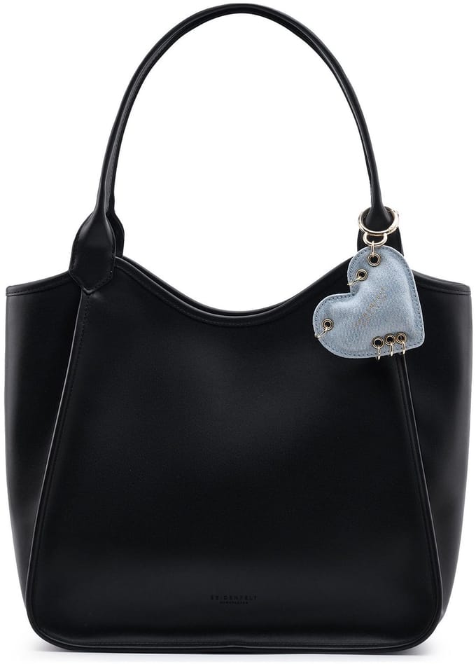 SEIDENFELT MANUFAKTUR shopper Tahmela Shopper Black zwart