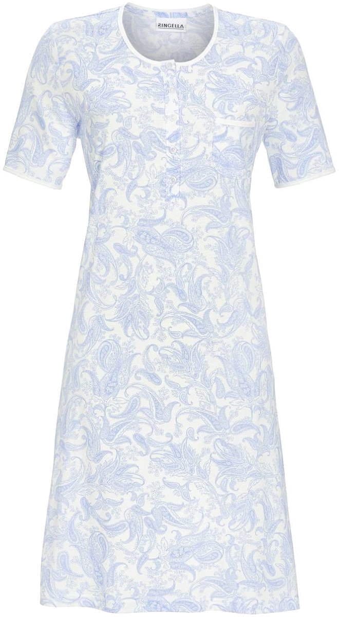 Ringella – Soft Paisley – Nachtkleed – 5211068 – Azur – Maat 42