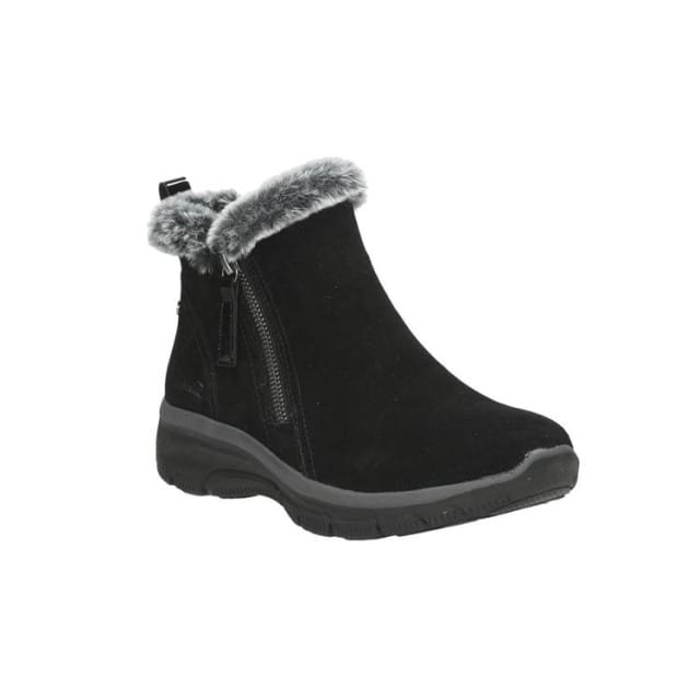 Skechers Easy Going-High Zip Dames Laarzen - Zwart - Maat 41