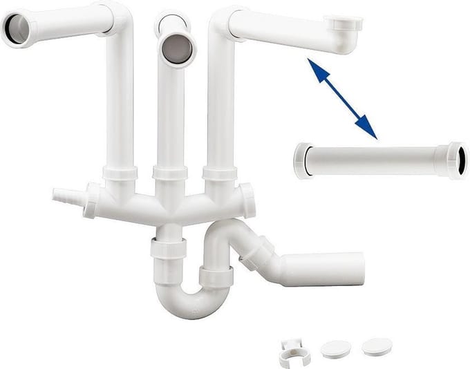 Blanco Afloopverbinding universeel incl. reukafsluiter
