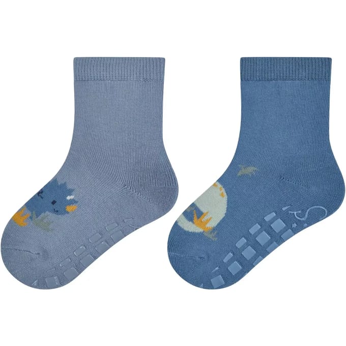 Antislip sokken voor jongensbaby's Sterntaler Dino (x2)