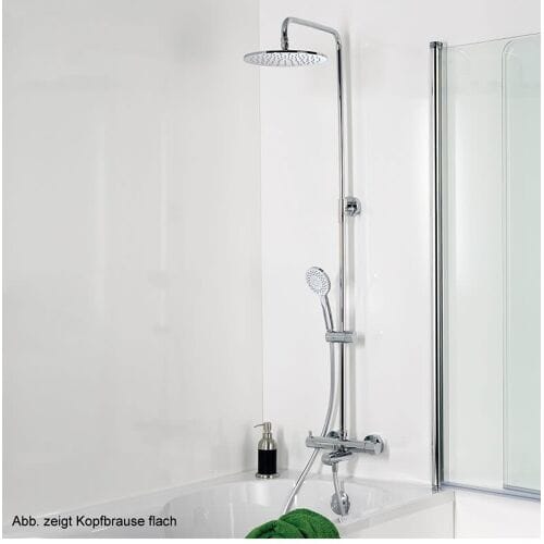 HSK Shower Set Model RS 200 thermostat for bath, overhead shower flat,40 cm