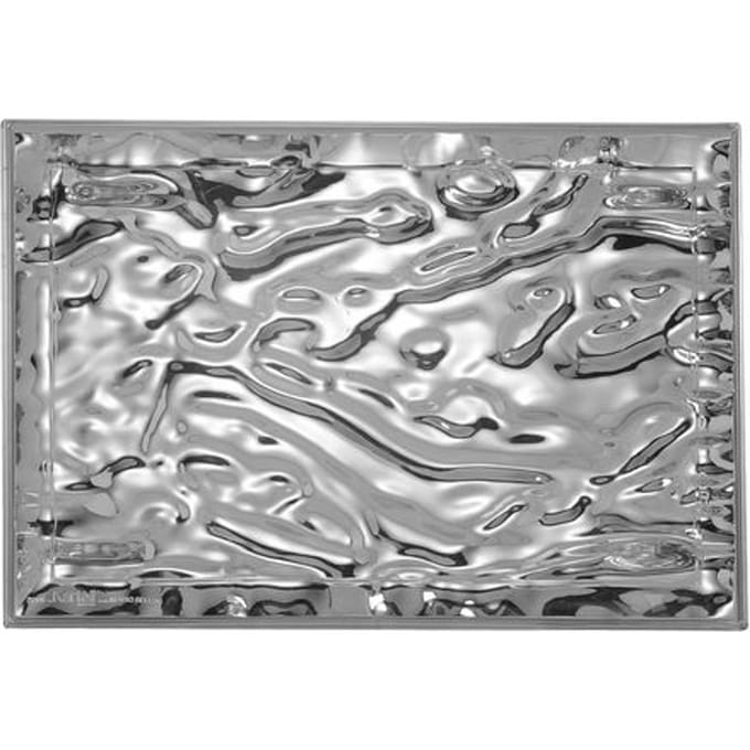 Kartell - Dune Dienblad - chroom - groot - zilver