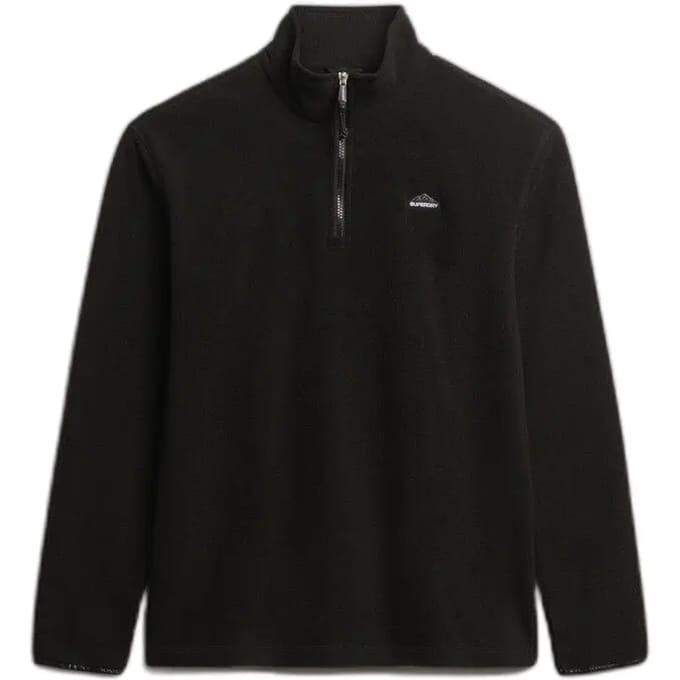 Superdry M2014194a Fleece Jas Zwart M Man