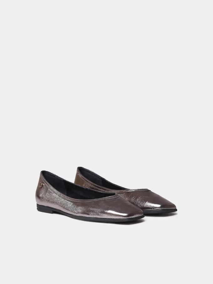 Damesballerina's van glanzend leer | MELISA-MT