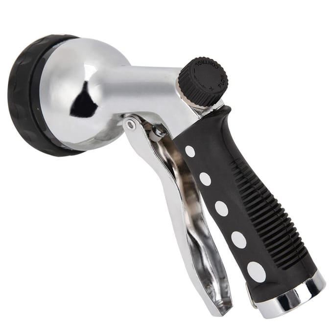 Multifunctioneel Waterpistool Slangmondstuk Hogedruk Tuin Sproeier Auto Wasgereedschap gray