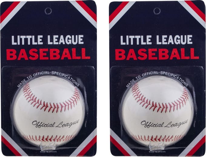 Honkbal bal - Baseball bal -  Official league - Leder - 9" - 2 STUKS