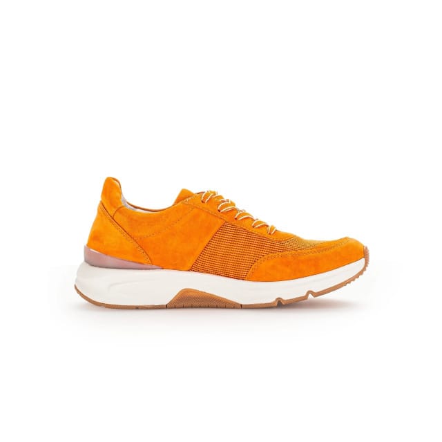 Gabor rollingsoft sensitive 46.897.31 - dames rollende wandelsneaker - Oranje - maat 41 (EU) 7.5 (UK)