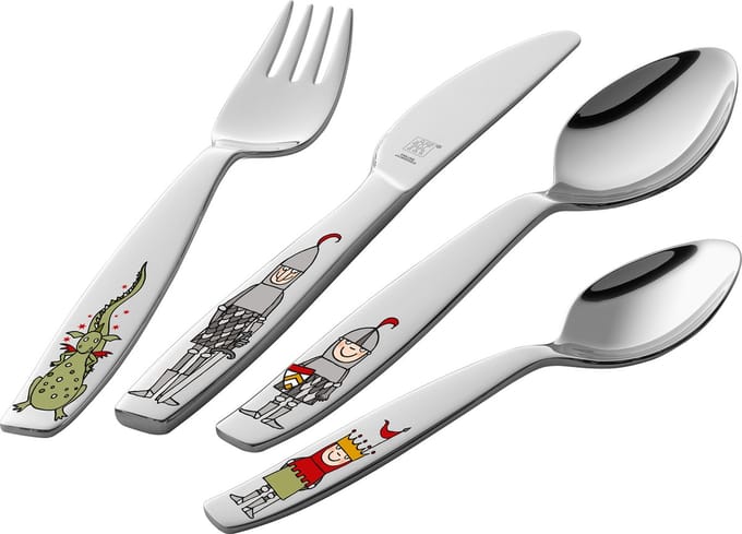 ZWILLING Ridder Eckbert kinderbestek - 4-delig