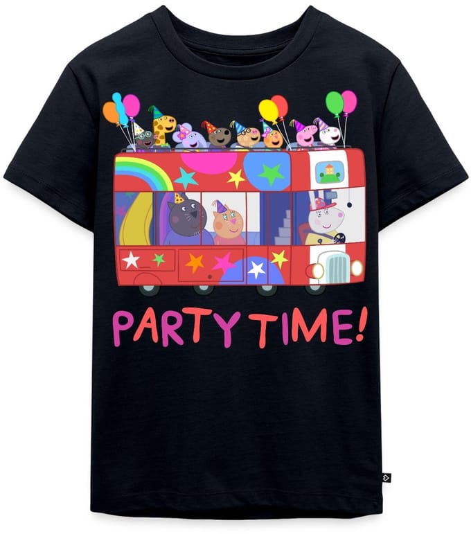 Peppa Pig Design Party Time Met Peppa Premium T Shirt Kinderen
