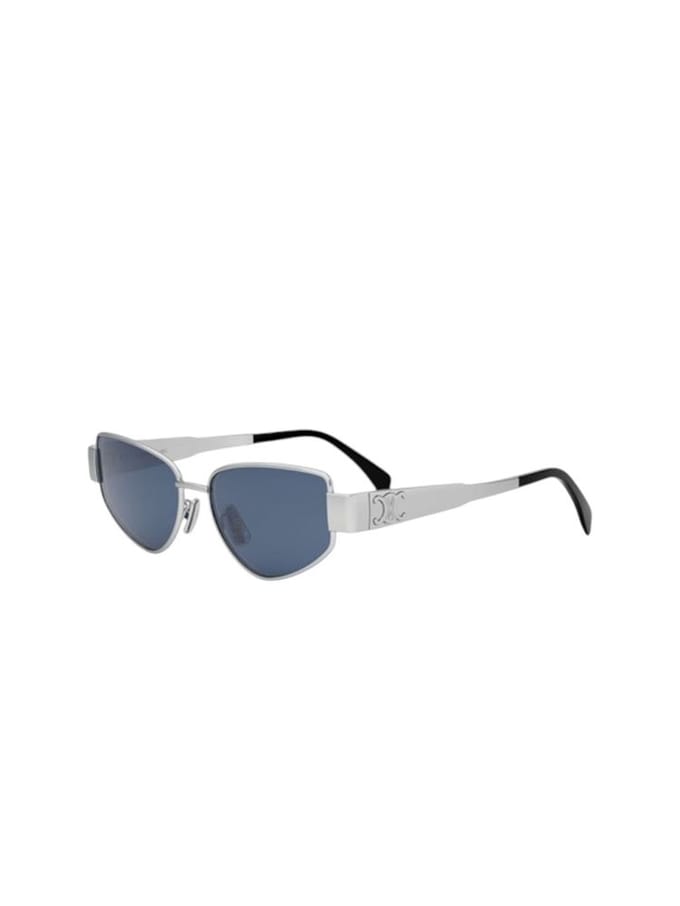 Celine Zonnebril Zilver/Blauw