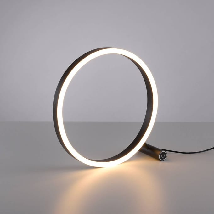 JUST LIGHT. GmbH LED tafellamp Ritus, antraciet