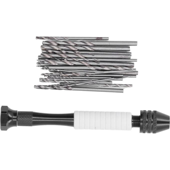 49-delige set Handboormachineset HSS ABS Spiraalboren Bit voor Hout Plastic Rubber