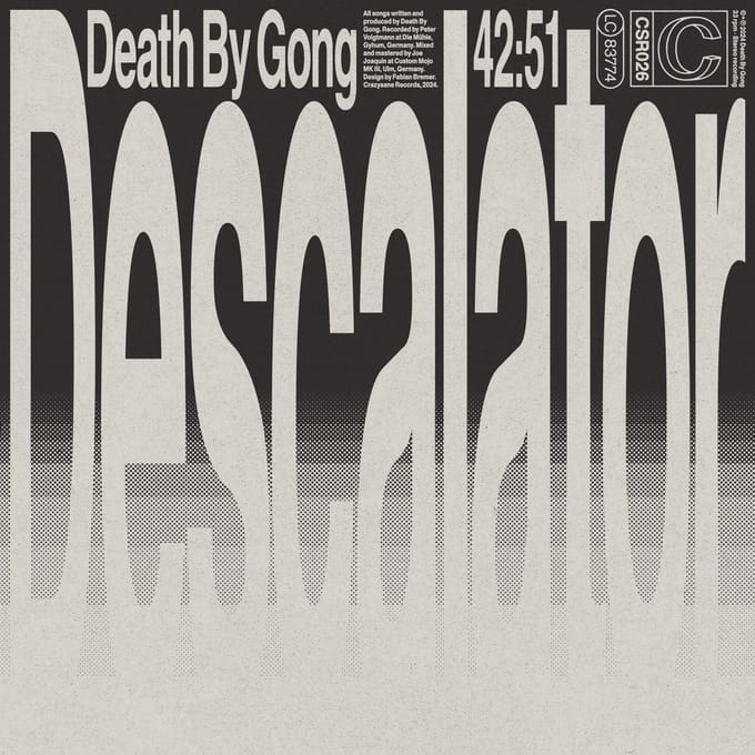 Death By Gong - Descalator (CD)