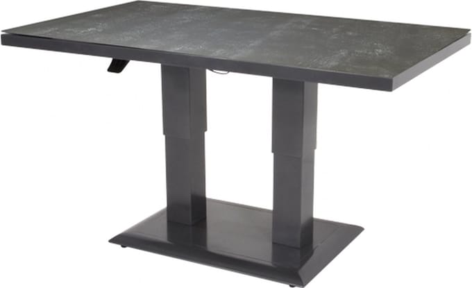 Loungetafel verstelbaar Mojito Ceramic Black 130x75cm
