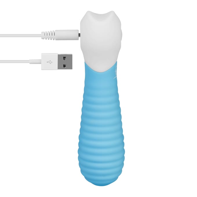 DREAM TOYS RIBBED BABY BOO BLUE