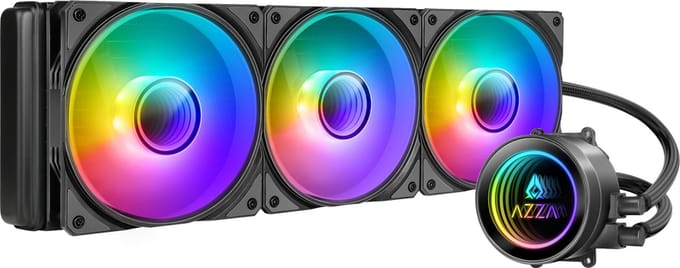 Azza LCAZ-360C-ARGB koelsysteem voor computers Processor Kit voor vloeistofkoeling 12 cm Zwart 1 stuk(s)