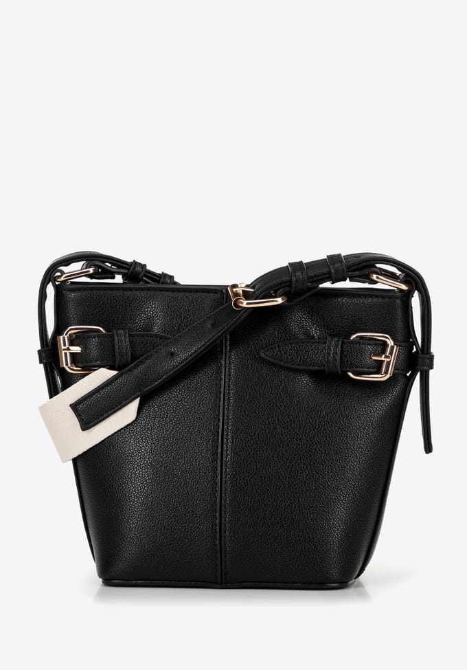 Wittchen Dames Kleine Bucket Bag Gemaakt van Eco-leer Zwart