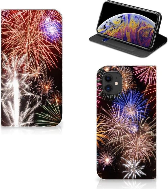 Apple iPhone 11 Hippe Standcase Vuurwerk
