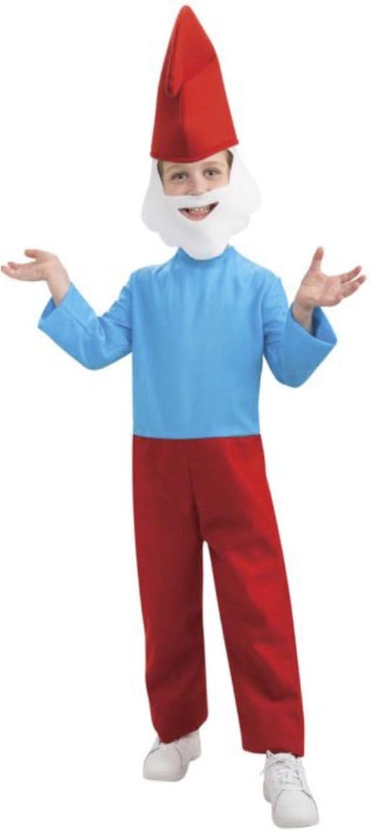 Grote smurf kostuum kind - Maat M