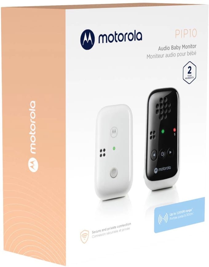 Babyfoon Motorola PIP10 Audio wit-zwart