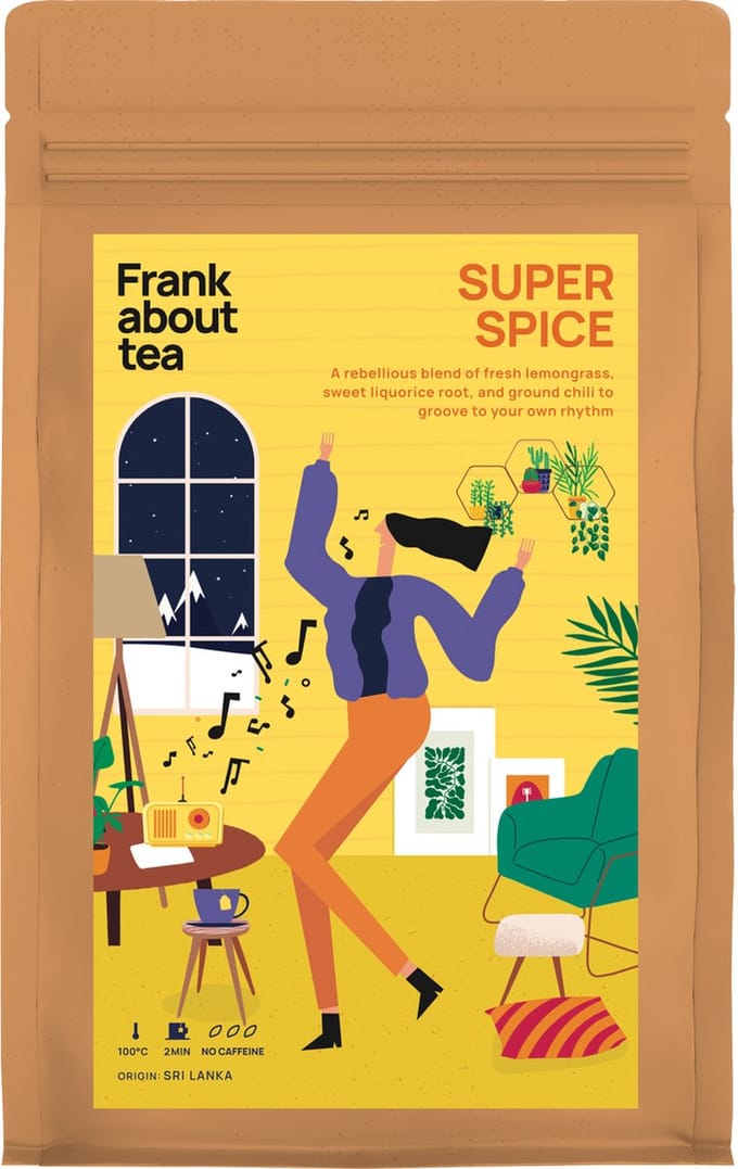 Super Spice - Thee met citroengras, zoethout en chilipeper - Losse thee 60 gram
