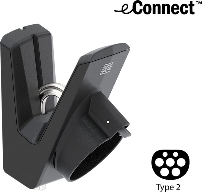 DEFA laadkabel houder 712268 | eConnect™ Docking Station Type 2 - antidiefstal