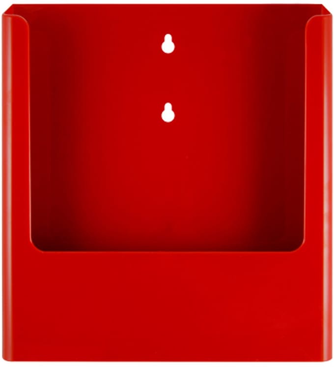 Folderhouder magnetisch A4 (staand/rood)