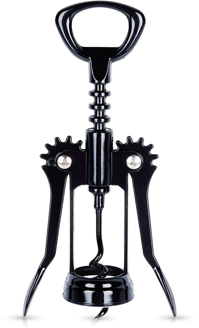 Kurkentrekker Metaal Zwart 16 cm - Wijn Opener