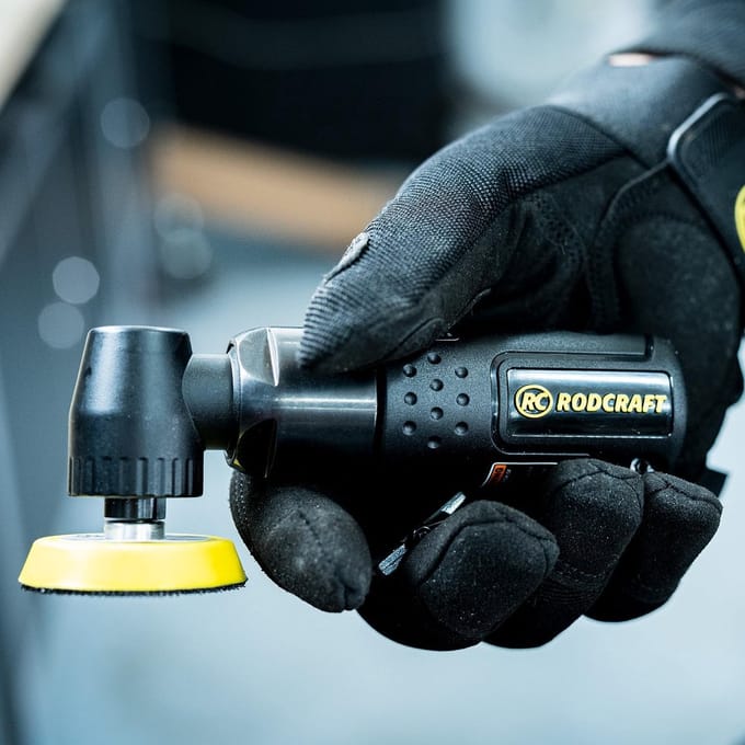 Mini Polijstmachine - Compacte Polijster - Oppervlakken Verfraaien - Ergonomisch Ontwerp - 152 mm Lengte - Zwart