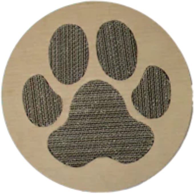 Kartonnen diy katten krabplank - Katten hoofd - 3 varianten verkrijgbaar - Kartent