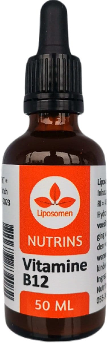 Nutrins Liposomaal Vitamine B12 Hydroxocobalamine – 1000 µg per ml – 50 ml – 50 Doseringen