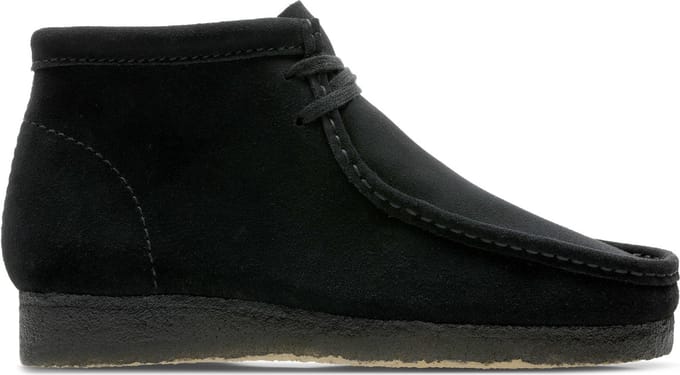 Clarks - Heren schoenen - Wallabee Boot - G - black suede - maat 9,5