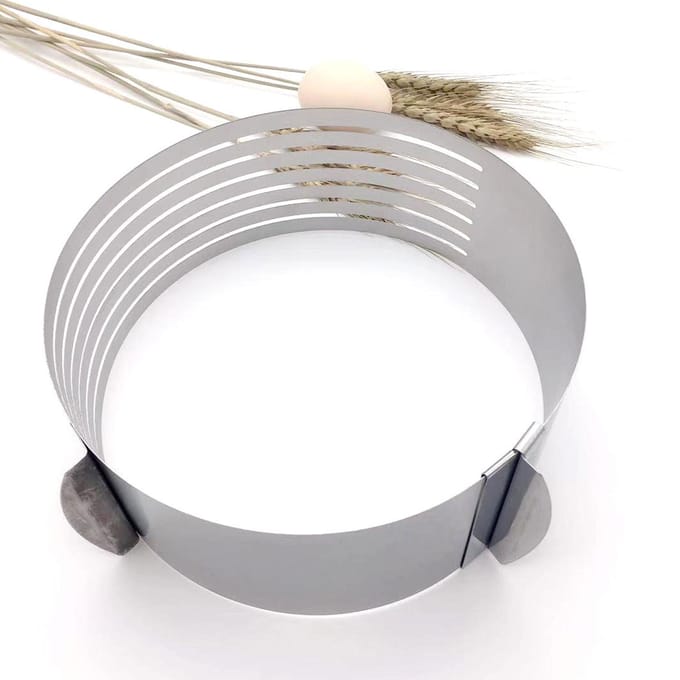 6-8 Inch Taartsnijder Snijder Roestvrij Staal Verstelbare Gelaagde Taartsnijder Snijder Mousse Taart Type 1 gray