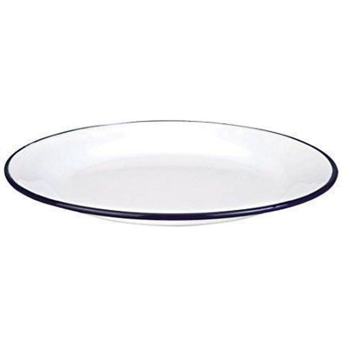 Ibili 901124 Assiette Assiette Acier Blanc 24 cm