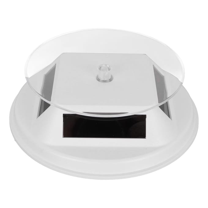 Zonne-Draaitafel Professioneel 360 Graden Elektrisch Roterende Displaystandaard 2,2lb Capaciteit voor white