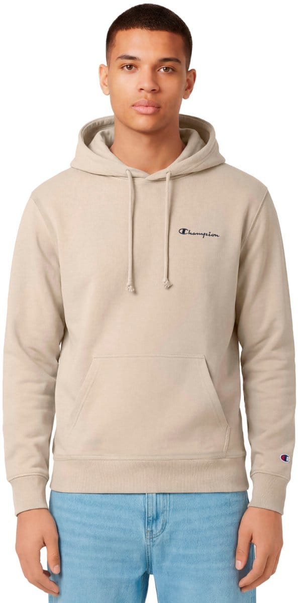 Champion Sweater Heren Hooded Sweatshirt Beige - Maat S