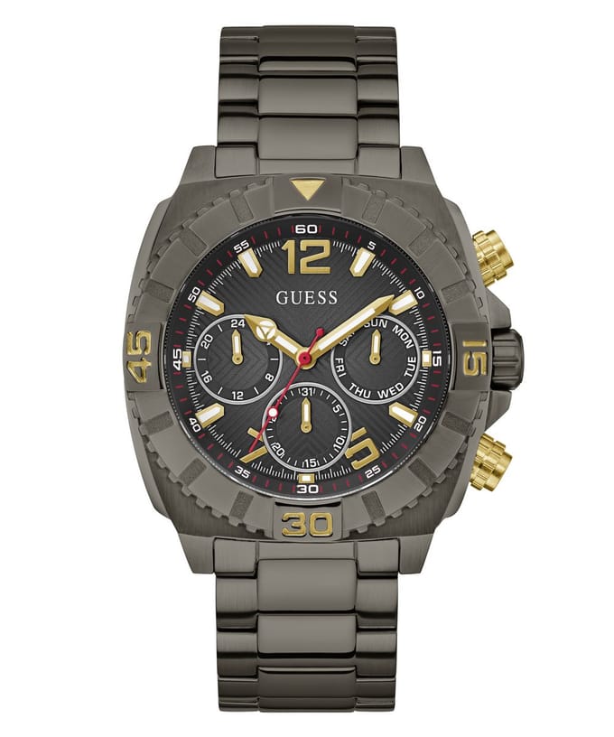 Guess Traction GW0800G2 Horloge - Staal - Grijs - Ø 44 mm