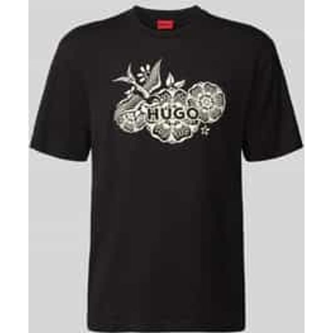 regular fit T-shirt van puur katoen model 'DANGEN'