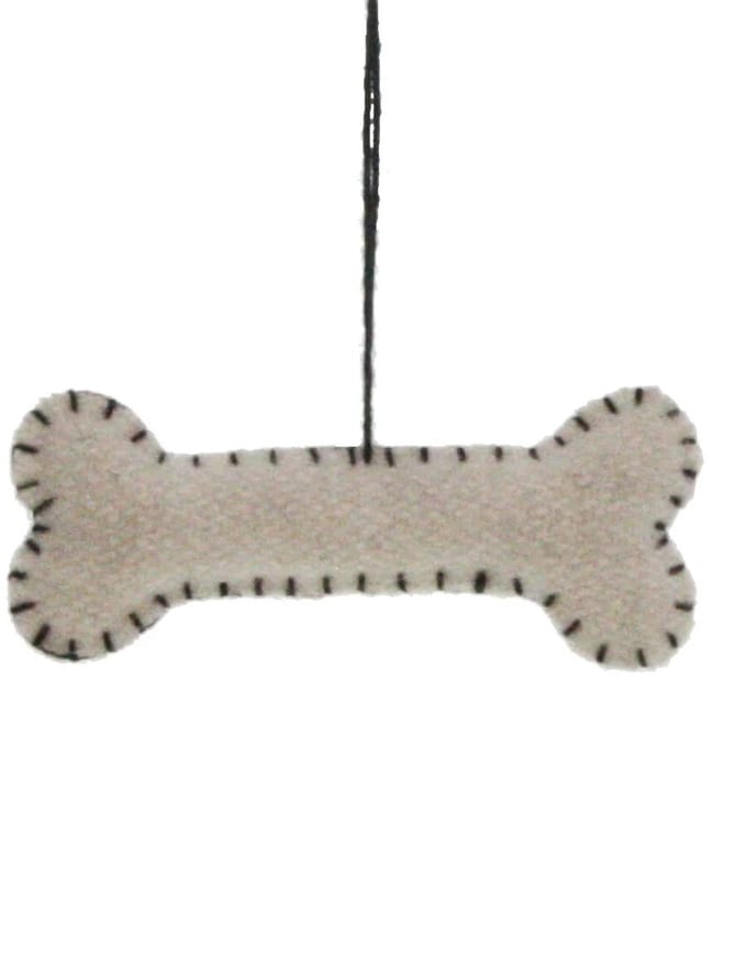 Hondenbot (mini), vilt 6x1x2,5cm