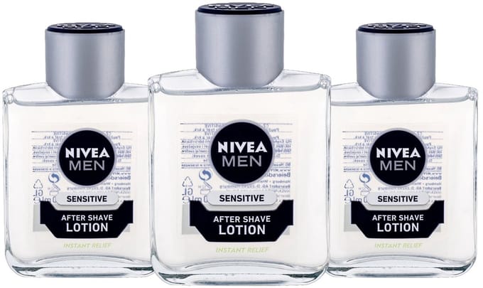 Nivea After Shave Lotion Sensitive 3 x 100 ml Voordeelverpakking