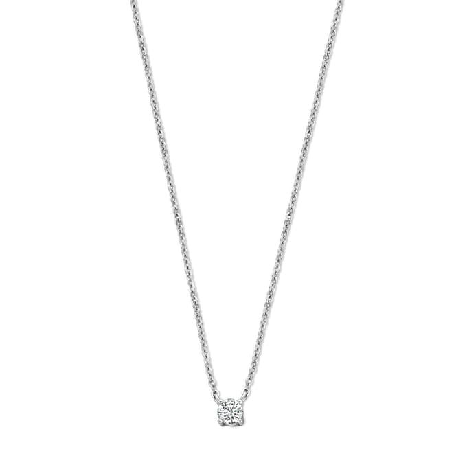 collier zirkonia 41,5 + 3 cm