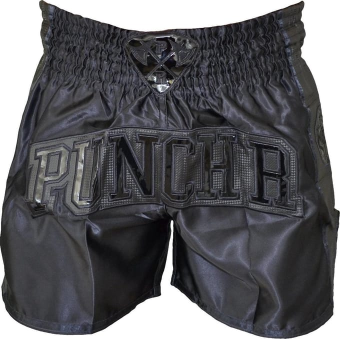 PunchR Muay Thai Kickboks Broek Zwart - S