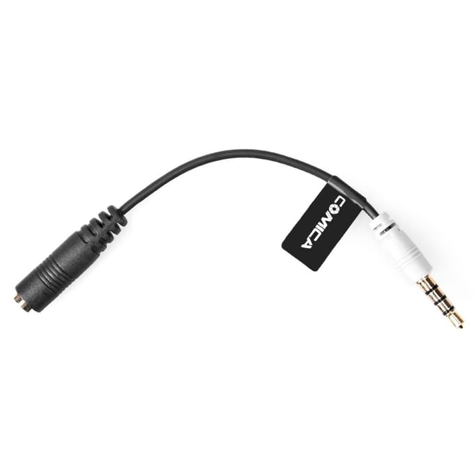 COMICA CVM-SPX Vrouwelijke 3,5 mm audiokabelconverter Microfoonkabeladapter voor iPhone Samsung CVM-D-SPX