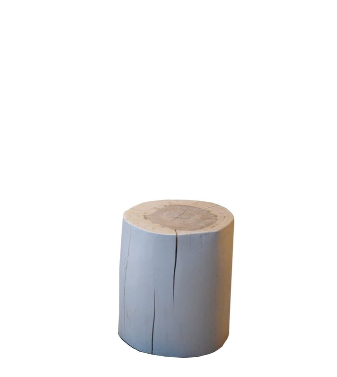 Jan Kurtz - Block Kruk hoekig - 29 x 40 x 29 cm - Essen - bruin